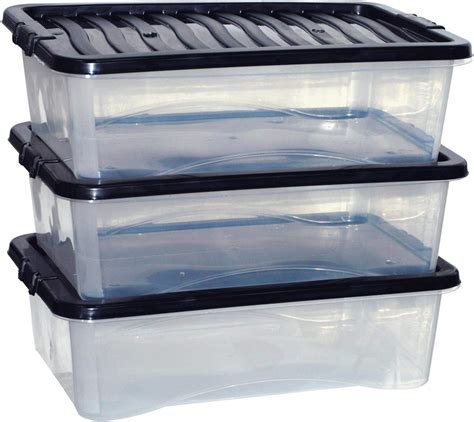 low profile metal storage box|clear plastic bins for storage.